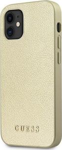 Guess Guess GUHCP12SIGLGO iPhone 12 mini 5,4" złoty/gold hardcase Iridescent 2