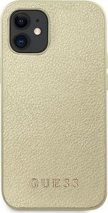 Guess Guess GUHCP12SIGLGO iPhone 12 mini 5,4" złoty/gold hardcase Iridescent 3
