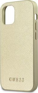 Guess Guess GUHCP12SIGLGO iPhone 12 mini 5,4" złoty/gold hardcase Iridescent 7