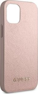 Guess Guess GUHCP12SIGLRG iPhone 12 mini 5,4" różowo-złoty/rose gold hardcase Iridescent 9