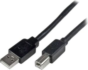 Kabel USB StarTech USB-A - USB-B 20 m Czarny (USB2HAB65AC) 2