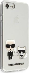 Karl Lagerfeld Karl Lagerfeld KLHCI8CKTR iPhone 7/8/SE 2020 hardcase Transparent Karl & Choupette 5