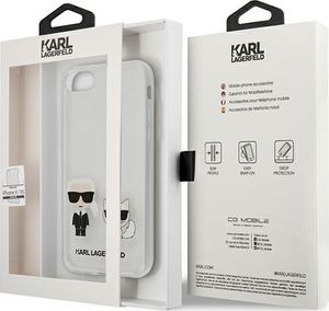 Karl Lagerfeld Karl Lagerfeld KLHCI8CKTR iPhone 7/8/SE 2020 hardcase Transparent Karl & Choupette 7