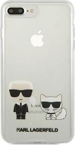 Karl Lagerfeld Karl Lagerfeld KLHCI8LCKTR iPhone 7/8 Plus hardcase Transparent Karl & Choupette 3