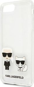 Karl Lagerfeld Karl Lagerfeld KLHCI8LCKTR iPhone 7/8 Plus hardcase Transparent Karl & Choupette 6