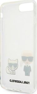 Karl Lagerfeld Karl Lagerfeld KLHCI8LCKTR iPhone 7/8 Plus hardcase Transparent Karl & Choupette 7