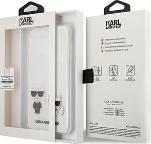 Karl Lagerfeld Karl Lagerfeld KLHCI8LCKTR iPhone 7/8 Plus hardcase Transparent Karl & Choupette 8