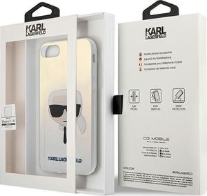 Karl Lagerfeld Karl Lagerfeld KLHCI8PCKHML iPhone 7/8 SE 2020 multicolor hardcase Iridescent Karl`s Head 5