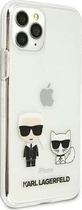 Karl Lagerfeld Karl Lagerfeld KLHCN58CKTR iPhone 11 Pro hardcase Transparent Karl & Choupette 4