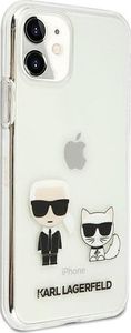 Karl Lagerfeld Karl Lagerfeld KLHCN61CKTR iPhone 11 hardcase Transparent Karl & Choupette 4