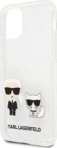 Karl Lagerfeld Karl Lagerfeld KLHCN61CKTR iPhone 11 hardcase Transparent Karl & Choupette 6