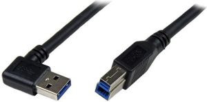 Kabel USB StarTech USB-A - USB-B 1 m Czarny (USB3SAB1MRA) 1