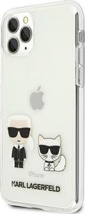 Karl Lagerfeld Karl Lagerfeld KLHCN65CKTR iPhone 11 Pro Max hardcase Transparent Karl & Choupette 2