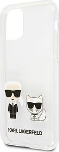 Karl Lagerfeld Karl Lagerfeld KLHCN65CKTR iPhone 11 Pro Max hardcase Transparent Karl & Choupette 6