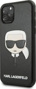 Karl Lagerfeld Karl Lagerfeld KLHCN65KHBK iPhone 11 Pro Max czarny/black hardcase Ikonik Karl`s Head 2