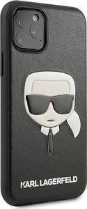 Karl Lagerfeld Karl Lagerfeld KLHCN65KHBK iPhone 11 Pro Max czarny/black hardcase Ikonik Karl`s Head 3