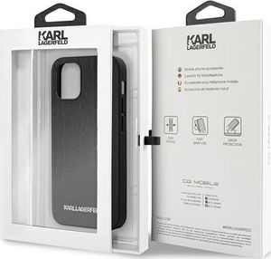 Karl Lagerfeld Karl Lagerfeld KLHCP12SPUKBK iPhone 12 mini 5,4" czarny/black hardcase Kameo 9