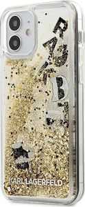 Karl Lagerfeld Karl Lagerfeld KLHCP12SROGO iPhone 12 mini 5,4" złoty/gold hardcase Glitter Charms 2