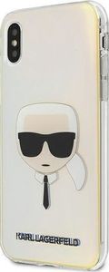 Karl Lagerfeld Karl Lagerfeld KLHCPXPCKHML iPhone X/Xs multicolor hardcase Iridescent Karl`s Head 2