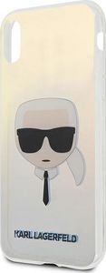 Karl Lagerfeld Karl Lagerfeld KLHCPXPCKHML iPhone X/Xs multicolor hardcase Iridescent Karl`s Head 6