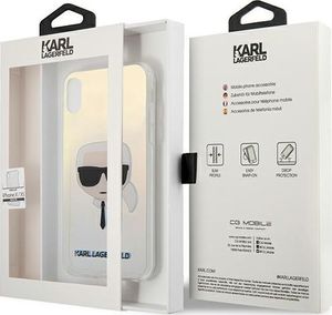 Karl Lagerfeld Karl Lagerfeld KLHCPXPCKHML iPhone X/Xs multicolor hardcase Iridescent Karl`s Head 7