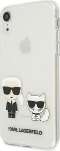 Karl Lagerfeld Karl Lagerfeld KLHCI61CKTR iPhone Xr hardcase Transparent Karl & Choupette 2