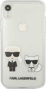 Karl Lagerfeld Karl Lagerfeld KLHCI61CKTR iPhone Xr hardcase Transparent Karl & Choupette 3