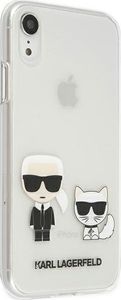 Karl Lagerfeld Karl Lagerfeld KLHCI61CKTR iPhone Xr hardcase Transparent Karl & Choupette 4