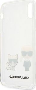 Karl Lagerfeld Karl Lagerfeld KLHCI61CKTR iPhone Xr hardcase Transparent Karl & Choupette 7