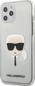 Karl Lagerfeld Karl Lagerfeld KLHCP12LKTR iPhone 12 Pro Max 6,7" hardcase Transparent Karl`s Head 2