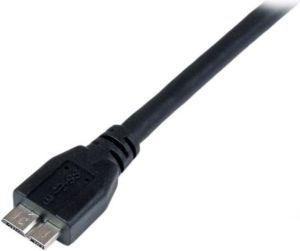 Kabel USB StarTech USB-A - micro-B 1 m Czarny (USB3CAUB1M) 3
