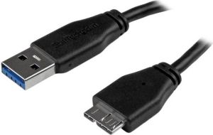 Kabel USB StarTech USB-A - micro-B 3 m Czarny (USB3AUB3MS) 1