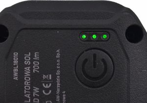 AWTools AWTOOLS BLACK LINE LATARKA WARSZTATOWA SOL CREE LED + COB LED AWBL18010 4