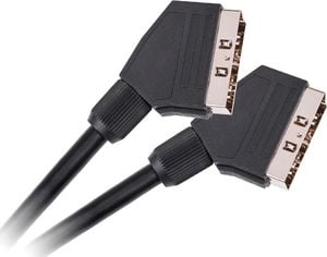 Kabel Cabletech Scart - Scart 1.5m czarny (KPO3961-1.5) 1