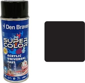 Bostik / Den Braven Farba w sprayu Acrylic Fast czarny połysk (RAL9005) 1
