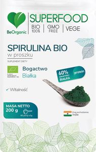 Beorganic Spirulina Bio W Proszku 200G Beorganic Arthrospira Platensis 1