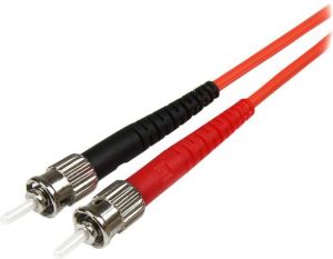 StarTech Patchcord światłowodowy, LC-ST, 50/125, 1m, pomarańczowy (50FIBLCST1) 2