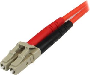 StarTech Patchcord światłowodowy, LC-ST, 50/125, 1m, pomarańczowy (50FIBLCST1) 3