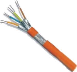 Mcab Kabel sieciowy, Cat7, S-FTP, 200m, pomarańczowy (7001224) 2