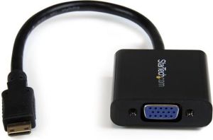 Adapter AV StarTech HDMI Mini  - D-Sub (VGA) czarny (MNHD2VGAE2) 1