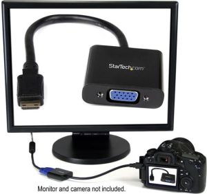 Adapter AV StarTech HDMI Mini  - D-Sub (VGA) czarny (MNHD2VGAE2) 5