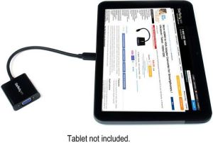 Adapter AV StarTech HDMI Micro - D-Sub (VGA) czarny (MCHD2VGAE2) 4