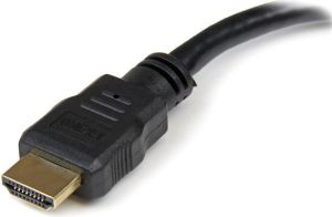 Kabel StarTech HDMI - DVI-D 0.3m czarny (HDDVIMF8IN) 2