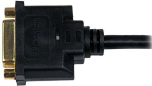 Kabel StarTech HDMI - DVI-D 0.3m czarny (HDDVIMF8IN) 4