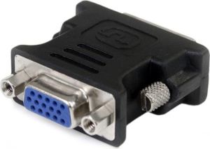 Adapter AV StarTech DVI-I - D-Sub (VGA) czarny (DVIVGAMFBK) 2