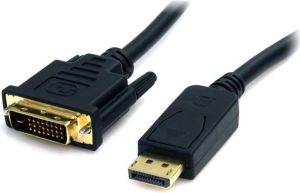 Kabel StarTech DisplayPort - DVI-D 1.8m czarny (DP2DVI2MM6) 1