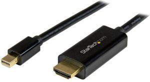 Kabel StarTech DisplayPort Mini - HDMI 1m czarny (MDP2HDMM1MB) 1