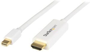 Kabel StarTech DisplayPort Mini - HDMI 1m biały (MDP2HDMM1MW) 1