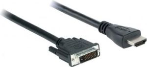 Kabel V7 HDMI - DVI-D 2m czarny (V7E2HDMIDVID-02M) 1