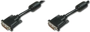 Kabel Digitus DVI-D - DVI-D 2m czarny (DK-320100-020-S) 1